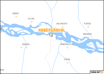 map of Mabenga-Aval