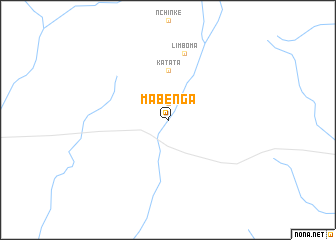 map of Mabenga