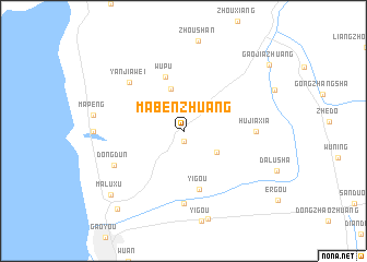 map of Mabenzhuang