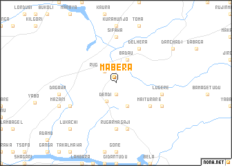 map of Mabera