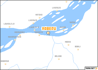 map of Maberu