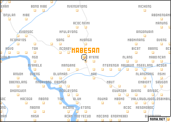 map of Mabesan