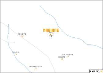 map of Mabiane