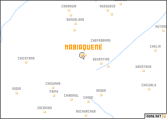 map of Mabiaquene