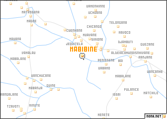 map of Mabibine