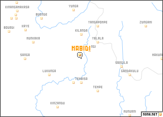 map of Mabidi