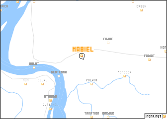 map of Mabiel