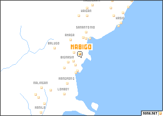 map of Mabigo