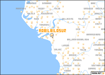 map of Mabilbila Sur