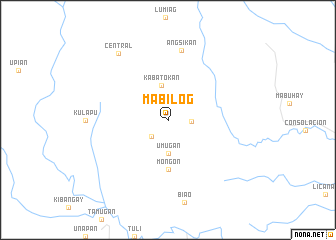 map of Mabilog