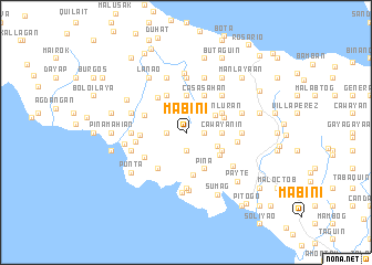 map of Mabini