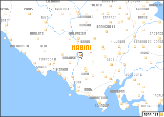 map of Mabini