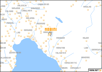 map of Mabini