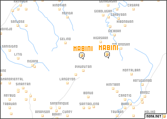 map of Mabini