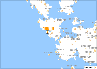 map of Mabini