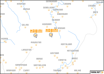 map of Mabini