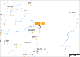 map of Mabini