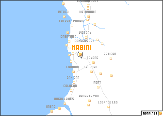 map of Mabini