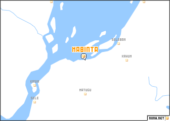 map of Mabinta