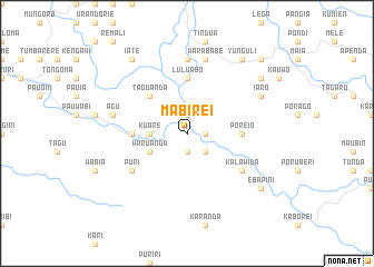 map of Mabirei