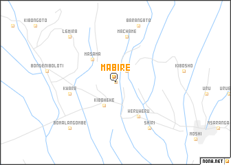 map of Mabire