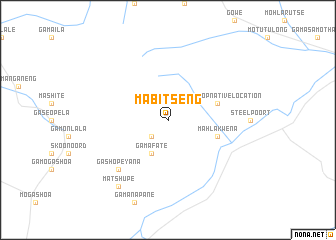 map of Mabitseng