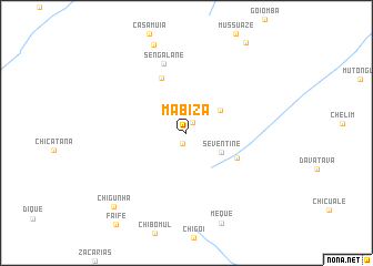 map of Mabiza