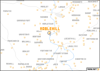 map of Mable Hill