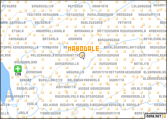 map of Mabodale