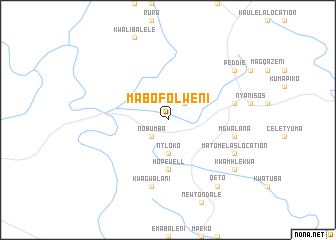 map of Mabofolweni