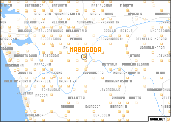 map of Mabogoda