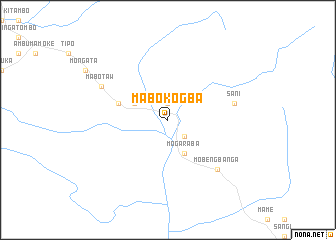 map of Mabo-Kogba