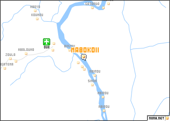 map of Maboko II