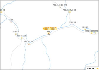 map of Maboko