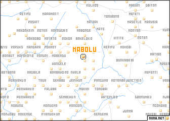 map of Mabolu