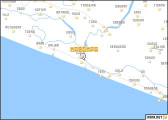 map of Mabompa