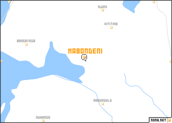 map of Mabondeni