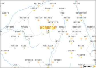 map of Mabonde