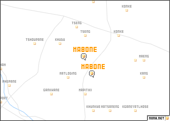 map of Mabone