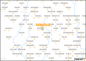 map of Mabonka
