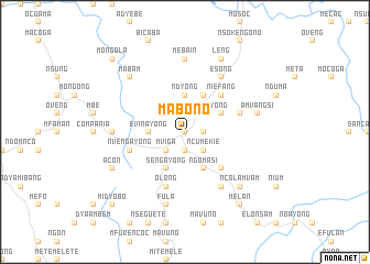 map of Mabono