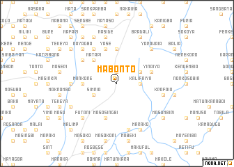 map of Mabonto
