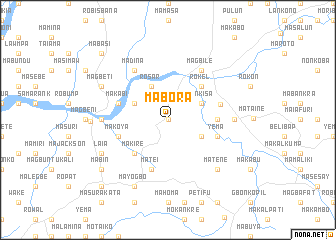 map of Mabora