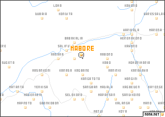 map of Mabore