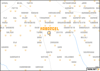 map of Maborgel