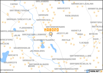 map of Maboro