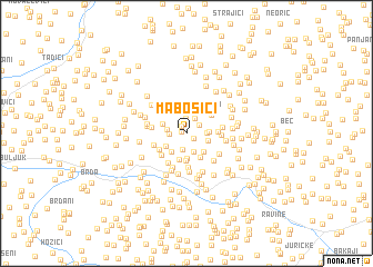 map of Mabošići