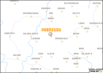 map of Mabossou