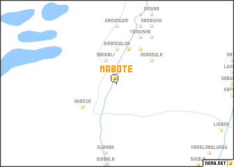 map of Mabote