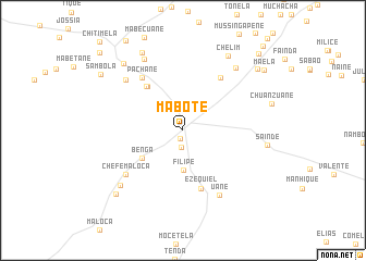 map of Mabote